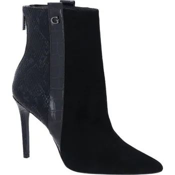 Dámské holínky Guess Kotníkové boty BAIZE s přídavkem kůže | Barva:černý | Velikost:35