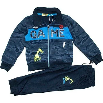 Dětská tepláková souprava BAGR chlapecká slabá 7080 modrá vel. 86 ( )