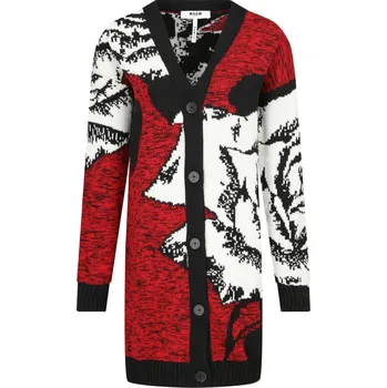 Dámský svetr MSGM Kardigan | Barva:červený | Velikost:S