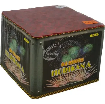 Zábavní pyrotechnika Kompakt Hurikán A 64 ran - ohňostroj a pyrotechnika na jedno zapálení