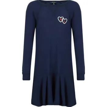 Dámské šaty POLO RALPH LAUREN šaty graphic tepláková souprava-dr-knt | Barva:tmavě modrá | Velikost:134/40