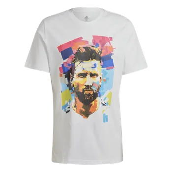 Pánské tričko adidas Messi Graphic bílé
