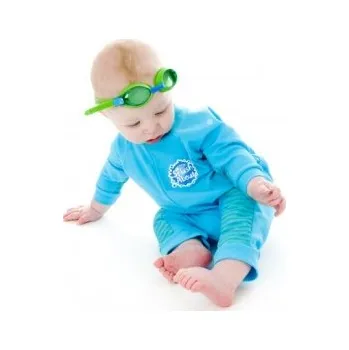 Kojenecká kombinéza Plážová UV kombinéza Splashabout tyrkysová, velikosti M - 3-6 měsíců