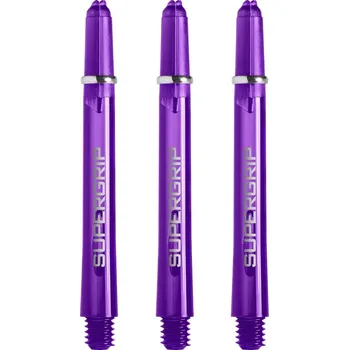 Příslušenství pro šipky Násadky Harrows Supergrip Dark Purple Medium