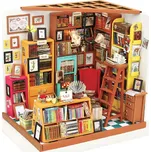 RoboTime 3D dřevěná skládačka Miniatura domečku Samova studovna