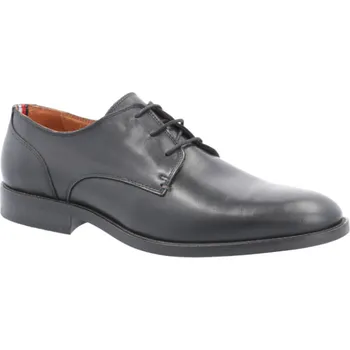 Pánská zimní obuv Tommy Hilfiger Kůžoné derby boty Dytona | Barva:černý | Velikost:40