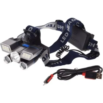 Čelovka Čelovka s 5 LED diodami a červeným světlem vzadu