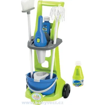 Hračka pro nejmenší Úklidový vozík Clean Home Écoiffier 8 doplňků > varianta vozík úklidový