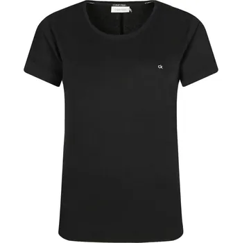 Calvin Klein Tričko TURN UP | Barva:černý | Velikost:XS