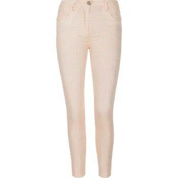 Dámské kalhoty Elisabetta Franchi KALHOTY | Barva:broskvová | Velikost:29