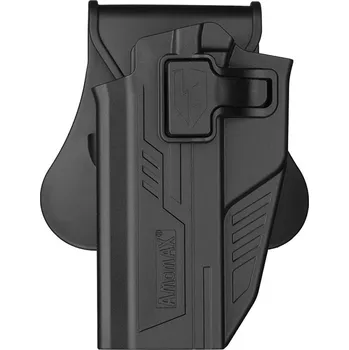 Airsoft Amomax Opaskové polymerové pouzdro pro STI Hi-Capa - černé, levé
