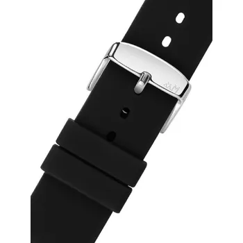 Řemínek na hodinky Silikonový řemínek Morellato Tunguska 5396187.019 M, černý