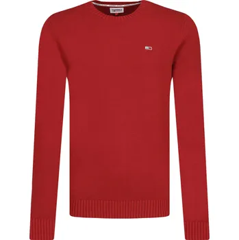 Pánské oblečení Tommy Jeans Svetr | Barva:vínový | Velikost:XXL