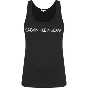 CALVIN KLEIN JEANS Top INSTITUTIONAL LOGO | Barva:černý | Velikost:S