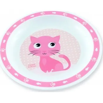 Sada nádobí Talíř plastový cute animals > varianta kočka