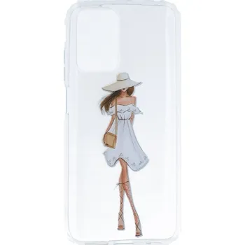 Pouzdro na mobilní telefon Kryt Xiaomi Redmi 10 silikon Lady 5 (obal neboli pouzdro na Xiaomi Redmi 10)