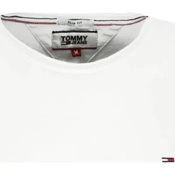 Pánské tričko Tommy Jeans Tričko TJM ESSENTIAL jaspe | Barva:bílý | Velikost:XXL