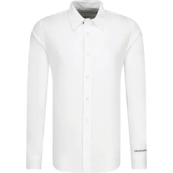 Pánská košile CALVIN KLEIN JEANS Košile MONOGRAM TAPE | Barva:bílý | Velikost:M
