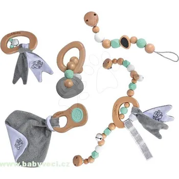 Luxusní Dřevěná sada pro nejmenší Natur Baby Pure Eichhorn