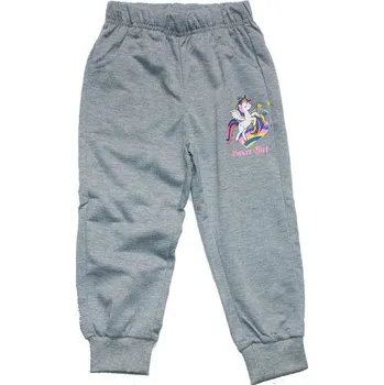 Dívčí tepláky letající JEDNOROŽEC slabé 555 šedé