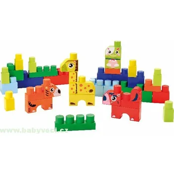 ostatní stavebnice Dětská stavebnice Maxi Abrick Zvířátka Écoiffier modrá dóza > varianta modrá doza zvířátka