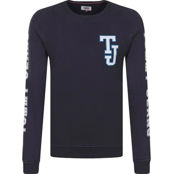 Pánské oblečení Tommy Jeans Mikina TJM Logo | Barva:tmavě modrá | Velikost:M