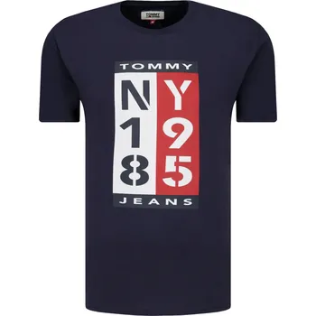 Pánské oblečení Tommy Jeans Tričko TJM 1985 | Barva:tmavě modrá | Velikost:XL