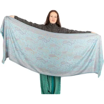 Šátek Šál z pašmíny Elham Pale Blue, Sittar