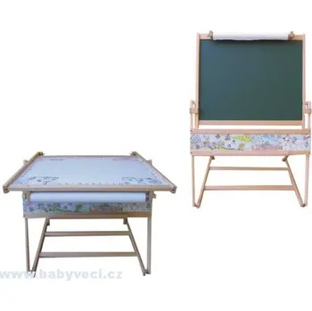 Magnetická kreslící tabulka DŘEVO Dětská školní tabule FILIP > varianta filip