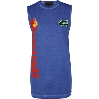 Dámské tričko Dsquared2 Halenka | Barva:tmavě modrá | Velikost:S