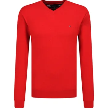 Pánský svetr Tommy Hilfiger Svetr | Barva:červený | Velikost:XXL