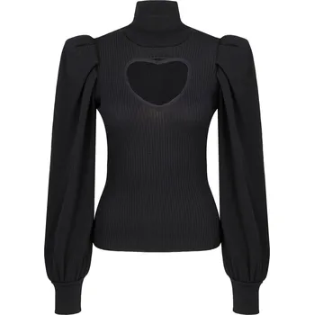 Dámský svetr MSGM Rolák | Barva:černý | Velikost:M