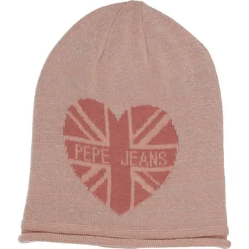 Čepice Pepe Jeans London Čepice | Barva:růžová | Velikost:L