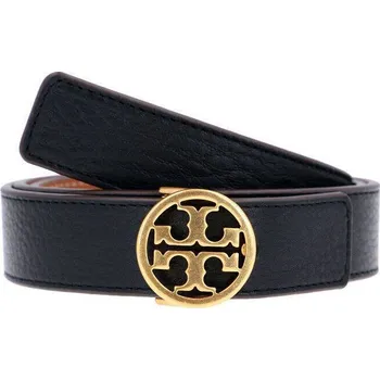 Opasek TORY BURCH Oboustranný opasek | Barva:černý | Velikost:S