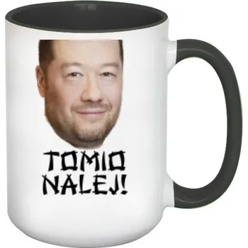 Hrnek velký barevný s potiskem TOMIO NALEJ!