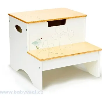 Dětský stůl Dřevěné lesní schody Forest Step Tender Leaf Toys s úložným prostorem