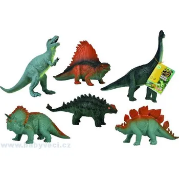 Gumový dinosaurus s pevným tělem