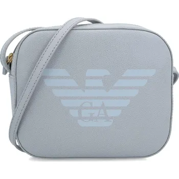 Kabelka Emporio Armani Kůžoná crossbody kabelka | Barva:šedý | Velikost:OS