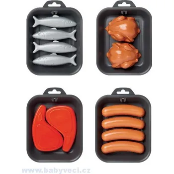 Dětská kuchyňka Čerstvé potraviny na tácku Écoiffier 4 balení > varianta sada 4 balení