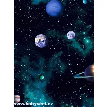 Tapeta Tapeta do dětské pokojíčku vesmír > varianta vesmír