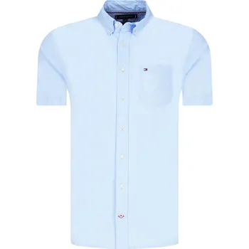Pánská košile Tommy Hilfiger Košile STRETCH POPLIN | Barva:světlo modrá | Velikost:M