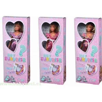 Hračka pro nejmenší Panenka Steffi Baby těhotná Surprise