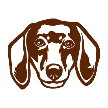 Polep vozidla Pes 180 pravá jezevčík (15 - hnědá) SAMOLEPKA NA AUTO, NÁLEPKA, FÓLIE, POLEP, TUNING, VLASTNÍ TEXT, TISK, AUTOSAMOLEPKY.cz, POLEPY, OBRÁZEK, LOGO, 3D STICKERS