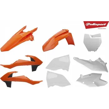 POLISPORT kompletní plasty KTM SX 25/150, SX-F 250/350/450, XC-F250/350/450 16-18, barva OEM (nová, barva 18) KTM SX-F 450 rok 16-18