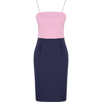 Dámské šaty HUGO Šaty Khira | Barva:tmavě modrá | Velikost:38