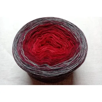 Příze Hradní paní merino 3-nitka 1000m (Duhové klubko Hradní paní merino)