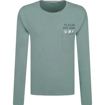 Pánské tričko Pepe Jeans London Tričko s dlouhým rukávem CRANE | Barva:zelený | Velikost:M