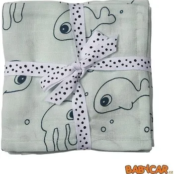 látková plena Done BY Deer Mušelínové plenky Sea Friends 2 ks modrá