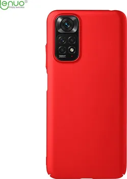 Pouzdro na mobilní telefon Lenuo Leshield obal pro Xiaomi Redmi Note 11/11S červený