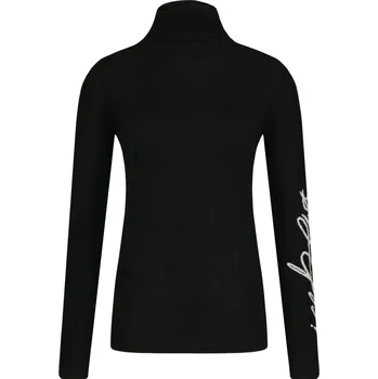 Dámský svetr Iceberg Vlněný rolák | Barva:černý | Velikost:XS